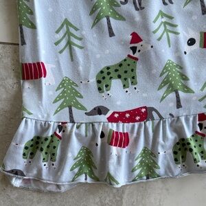 Sweet Bamboo Cozy Dogs Holiday Gown/dress Size 6 yrs